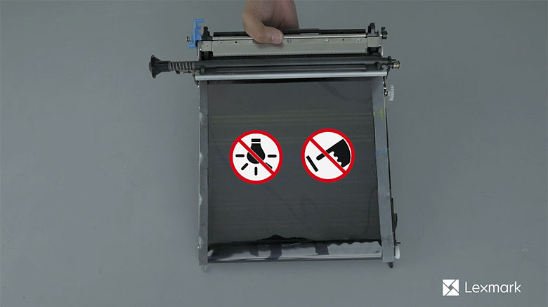 Insert the new transfer module